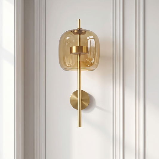 Kinkiet szklany klosz – minimalistyczny | GLASSI
