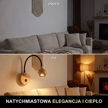 Kinkiet z lampką do czytania | OAKLUX