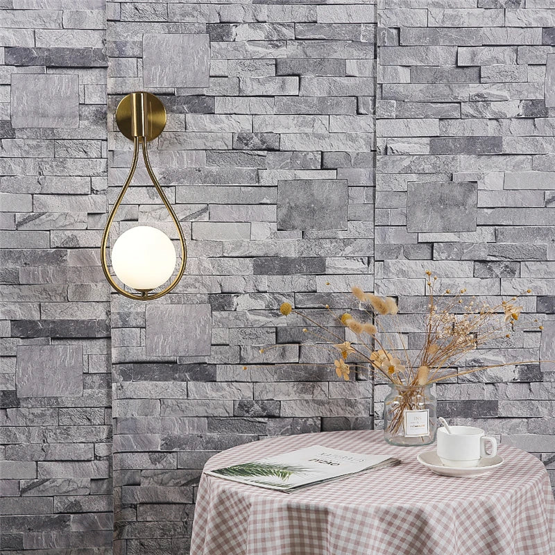 Kinkiet złoty nowoczesny – LED, kropla – ujęcie 9