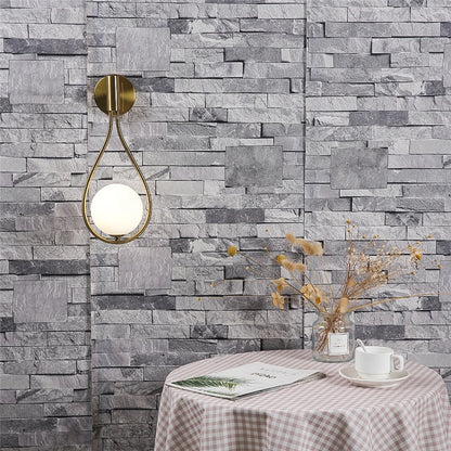 Kinkiet złoty nowoczesny – LED, kropla – ujęcie 9
