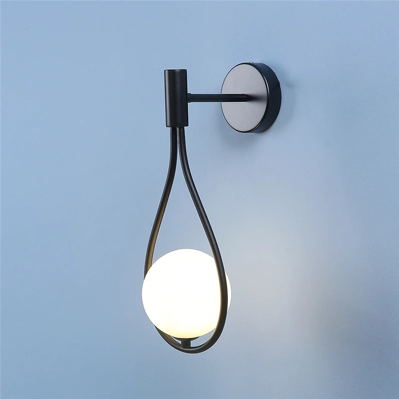 Kinkiet złoty nowoczesny – LED, kropla – ujęcie 10