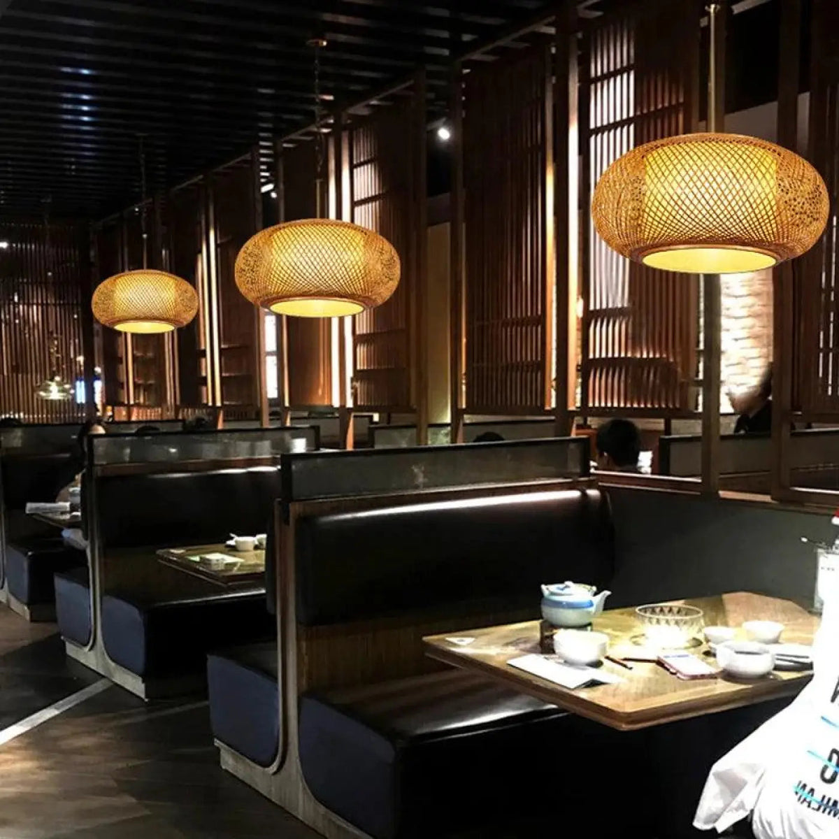 Lampa bambusowa wisząca | Bracella