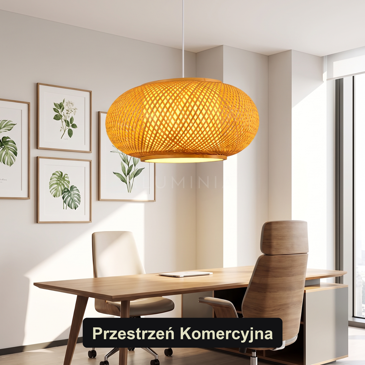 Lampa bambusowa wisząca | Bracella – przestrzeń komercyjna