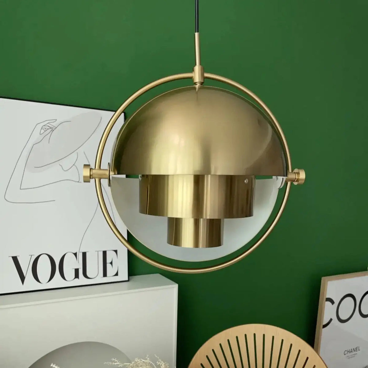 Lampa chromowana wisząca | Corelle