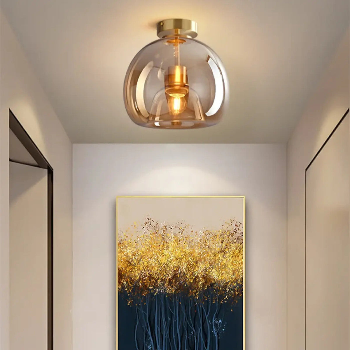 Lampa do przedpokoju plafon w nowoczesnym stylu