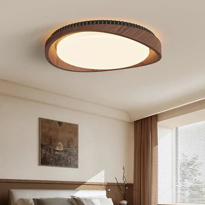 Lampa drewniana plafon