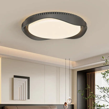 Lampa drewniana plafon – ujęcie 3