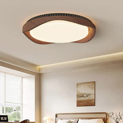 Lampa drewniana plafon – ujęcie 5