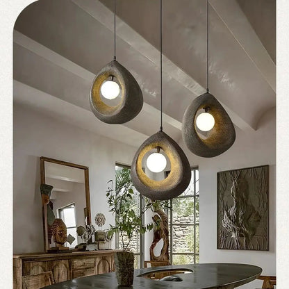 Lampa gipsowa wisząca | Mandavia