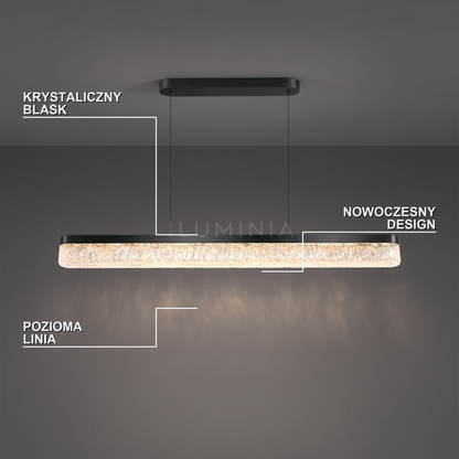 Lampa kryształowa wisząca | Ombretta