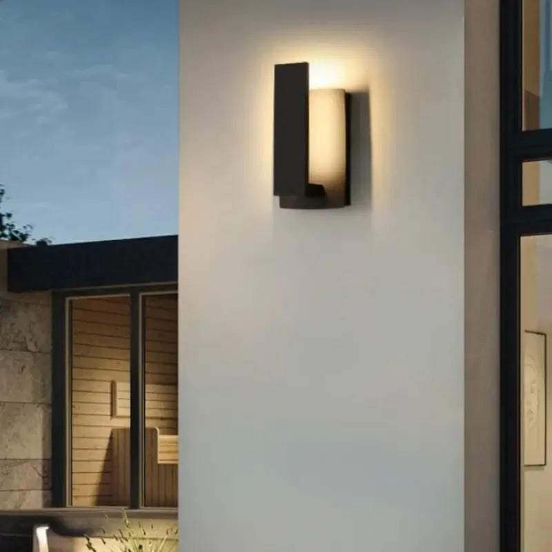 Kinkiet elewacyjny czarny LED IP65 – ujęcie 3