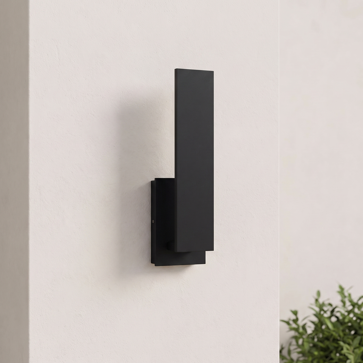 Kinkiet elewacyjny czarny LED IP65 | OBSCURIO