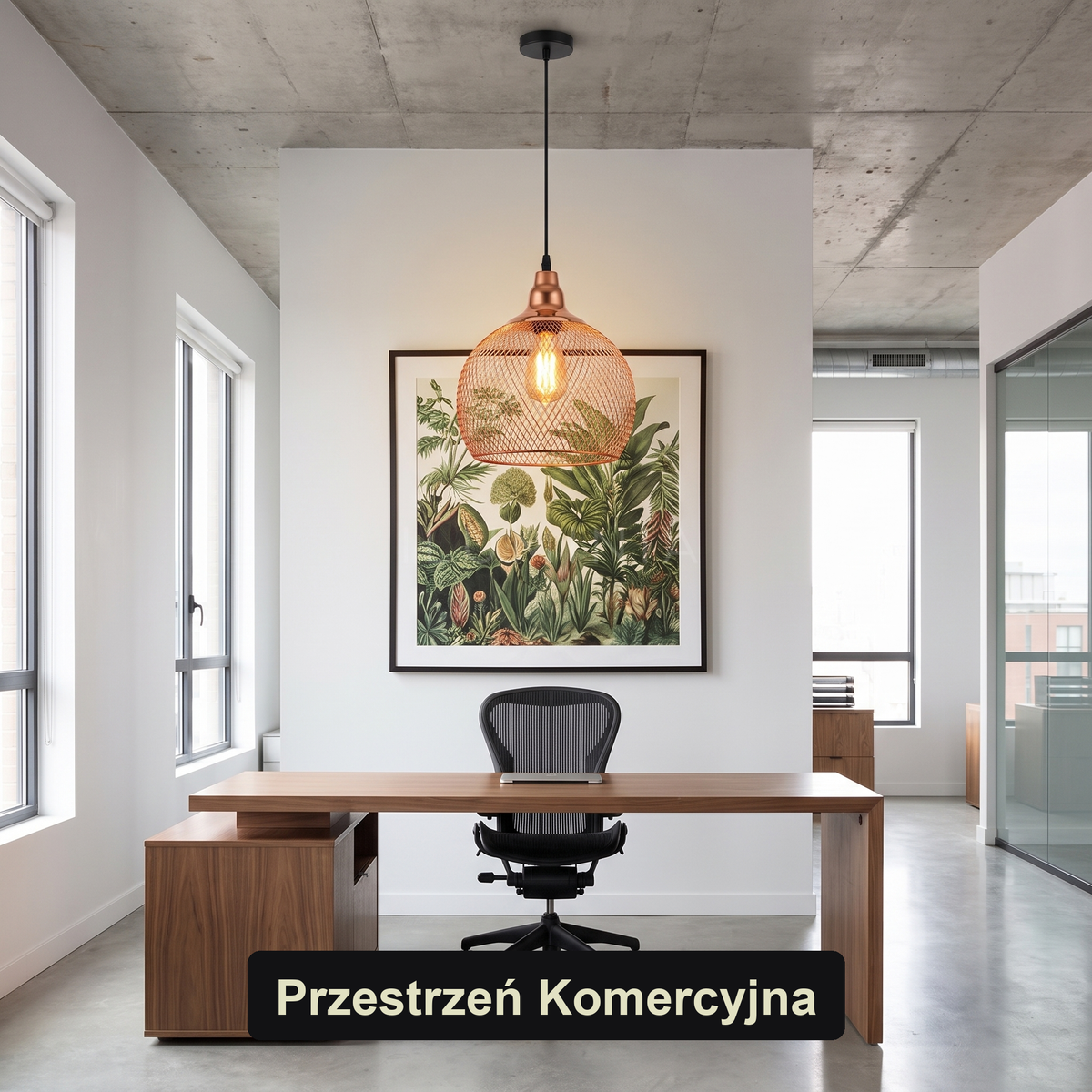 Lampa okrągła wisząca | Orvella