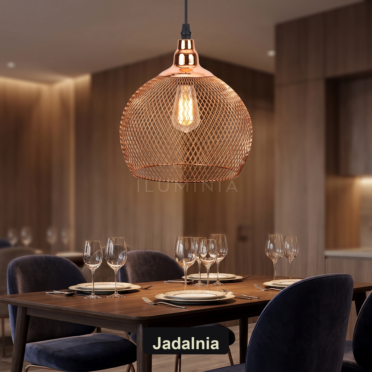 Lampa okrągła wisząca | Orvella