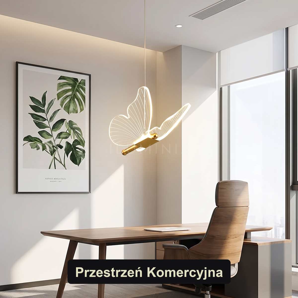 Lampa papierowa wisząca | Tellara – przestrzeń komercyjna