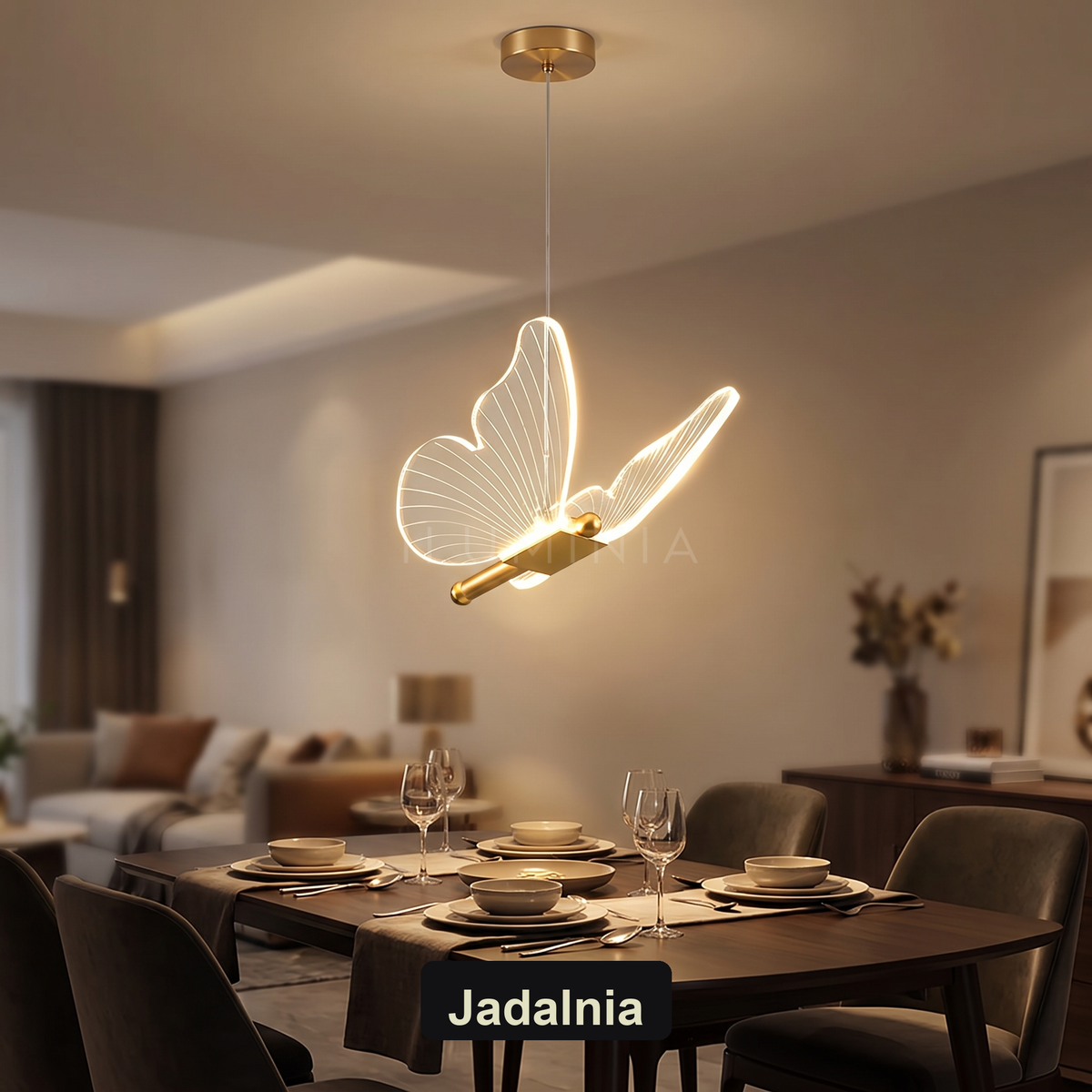 Lampa papierowa wisząca | Tellara – jadalnia