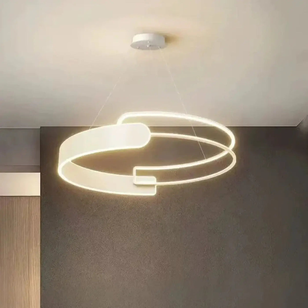 Lampa pierścieniowa LED wisząca | Ambita