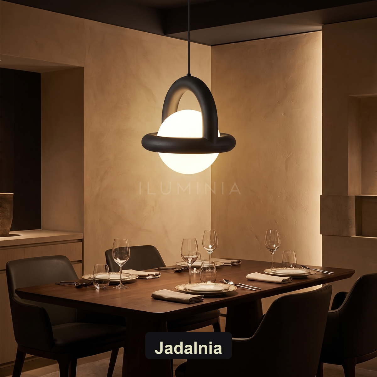 Lampa pierścieniowa wisząca | Illita