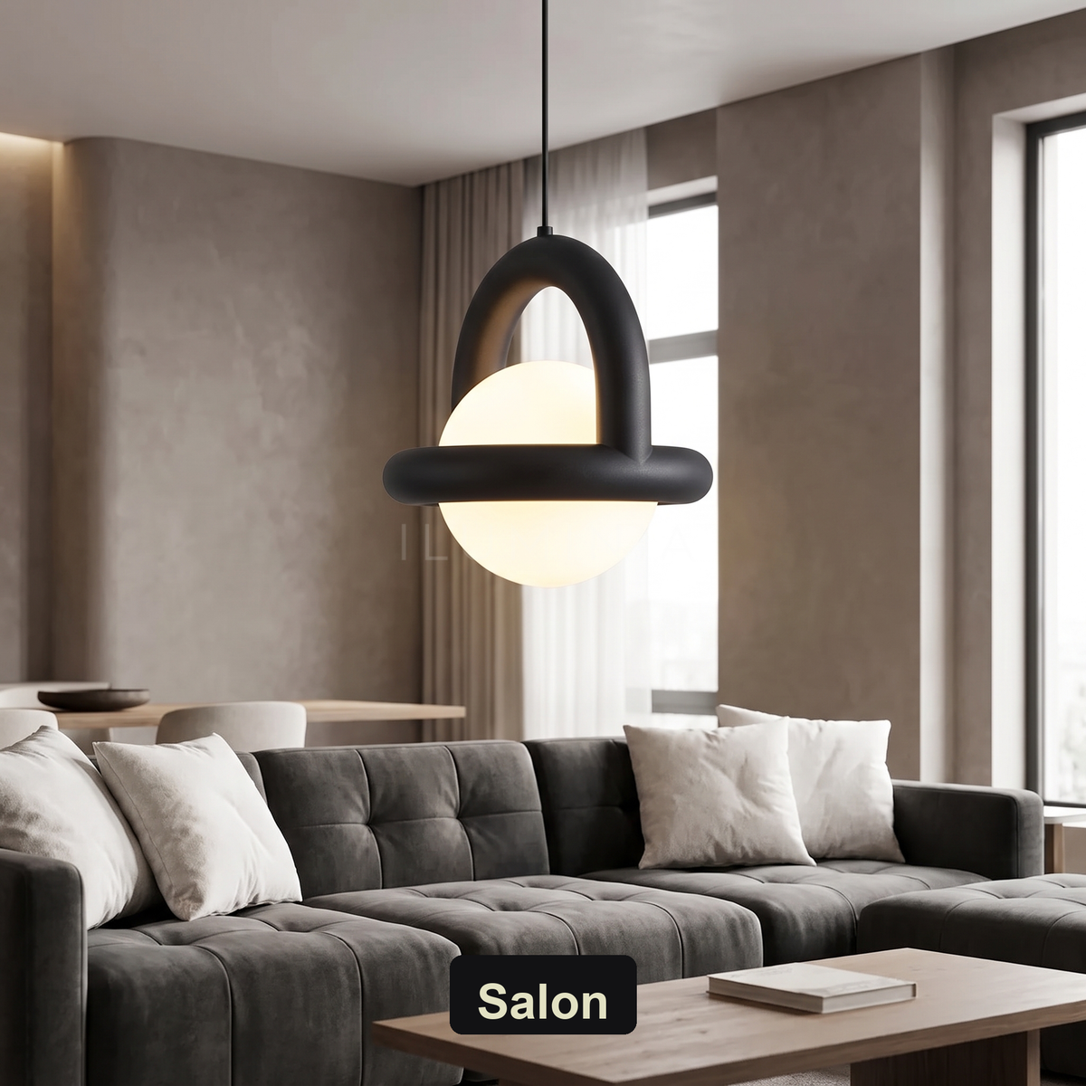 Lampa pierścieniowa wisząca | Illita