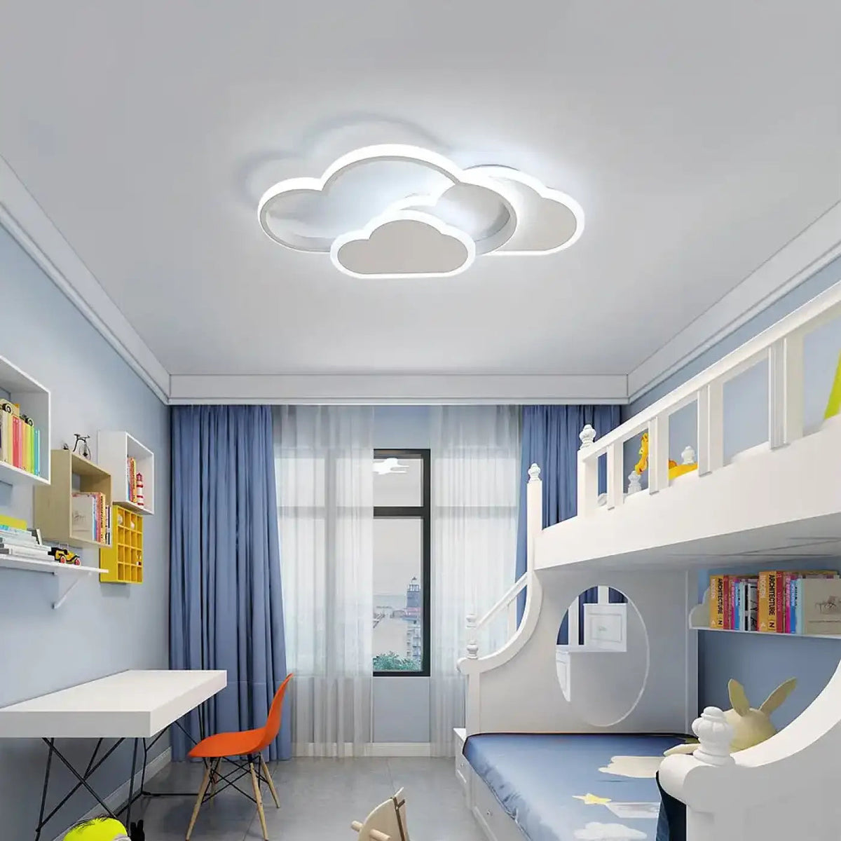 Lampa plafon chmura do pokoju dziecięcego