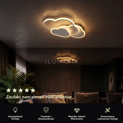 Lampa plafon chmura | Soliva – prezentacja