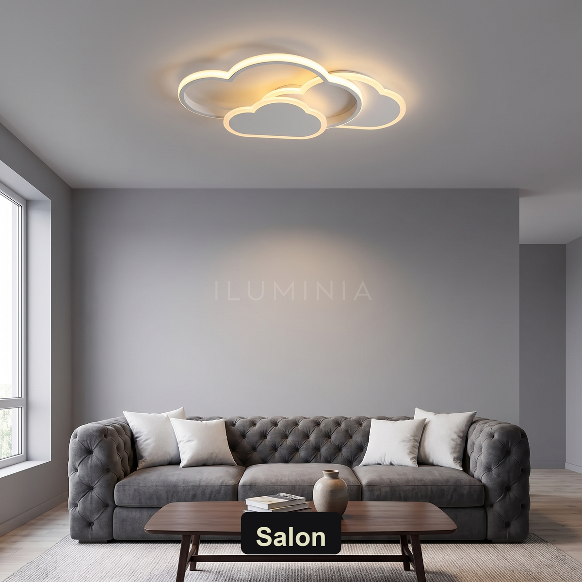 Lampa plafon chmura | Soliva – salon