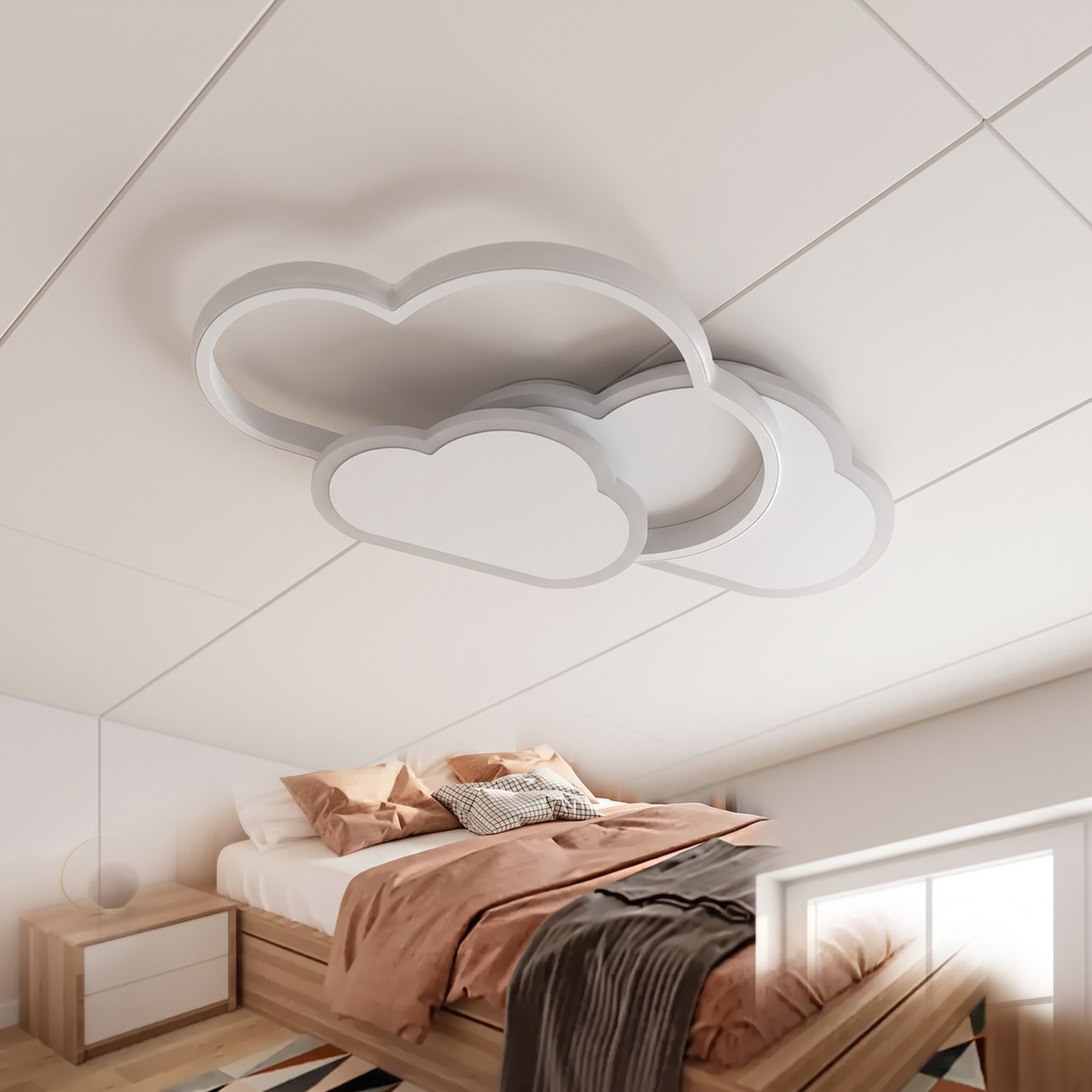 Lampa plafon chmura | Soliva