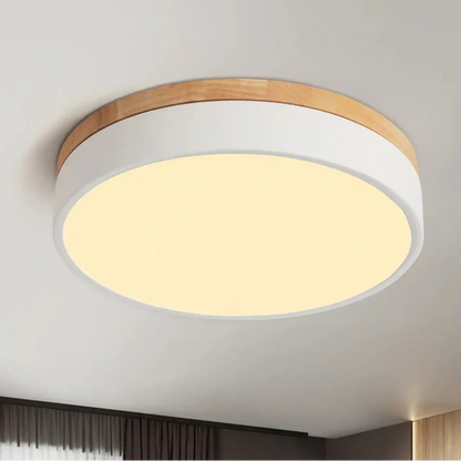 Lampa plafon drewno – ujęcie 4