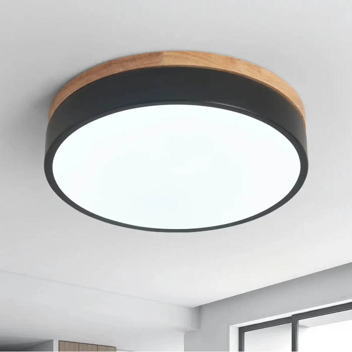 Lampa plafon drewno – ujęcie 5