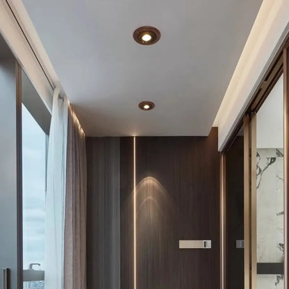 Lampa plafon okrągła do korytarza