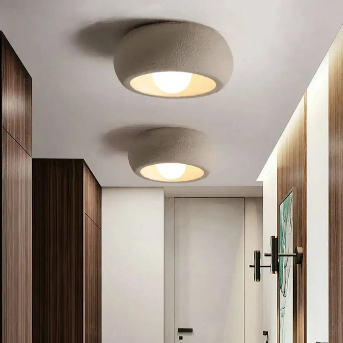 Lampa plafon okrągły do sypialni
