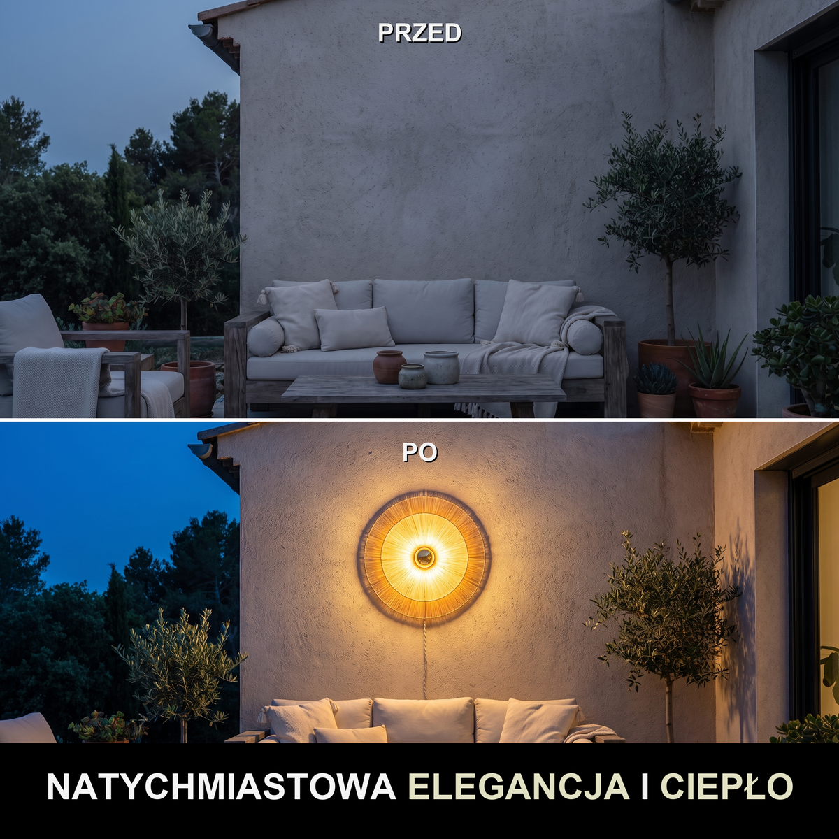 Lampa solarna kinkiet | SOLARO