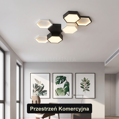 Lampa sufitowa biała plafon | Fioriva – przestrzeń komercyjna