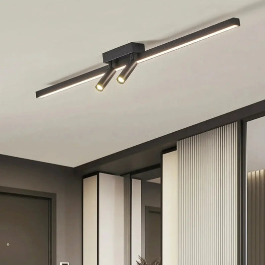 Lampa sufitowa plafon czarna