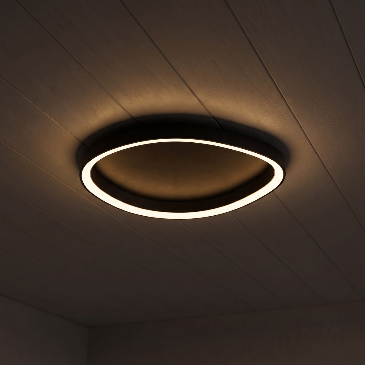 Lampa sufitowa plafon LED | Novira – zapalone światło