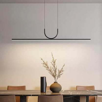 Lampa wisząca aluminiowa akrylowa czarna | Iolelle