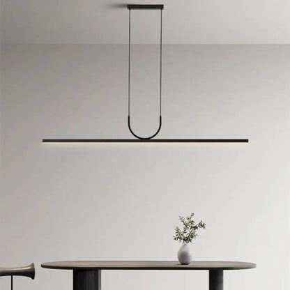 Lampa wisząca aluminiowa akrylowa czarna | Iolelle