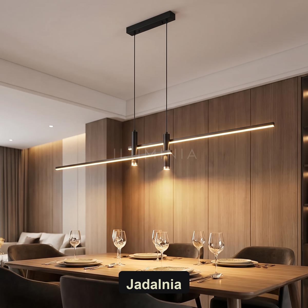 Lampa wisząca aluminium | Tessella – jadalnia