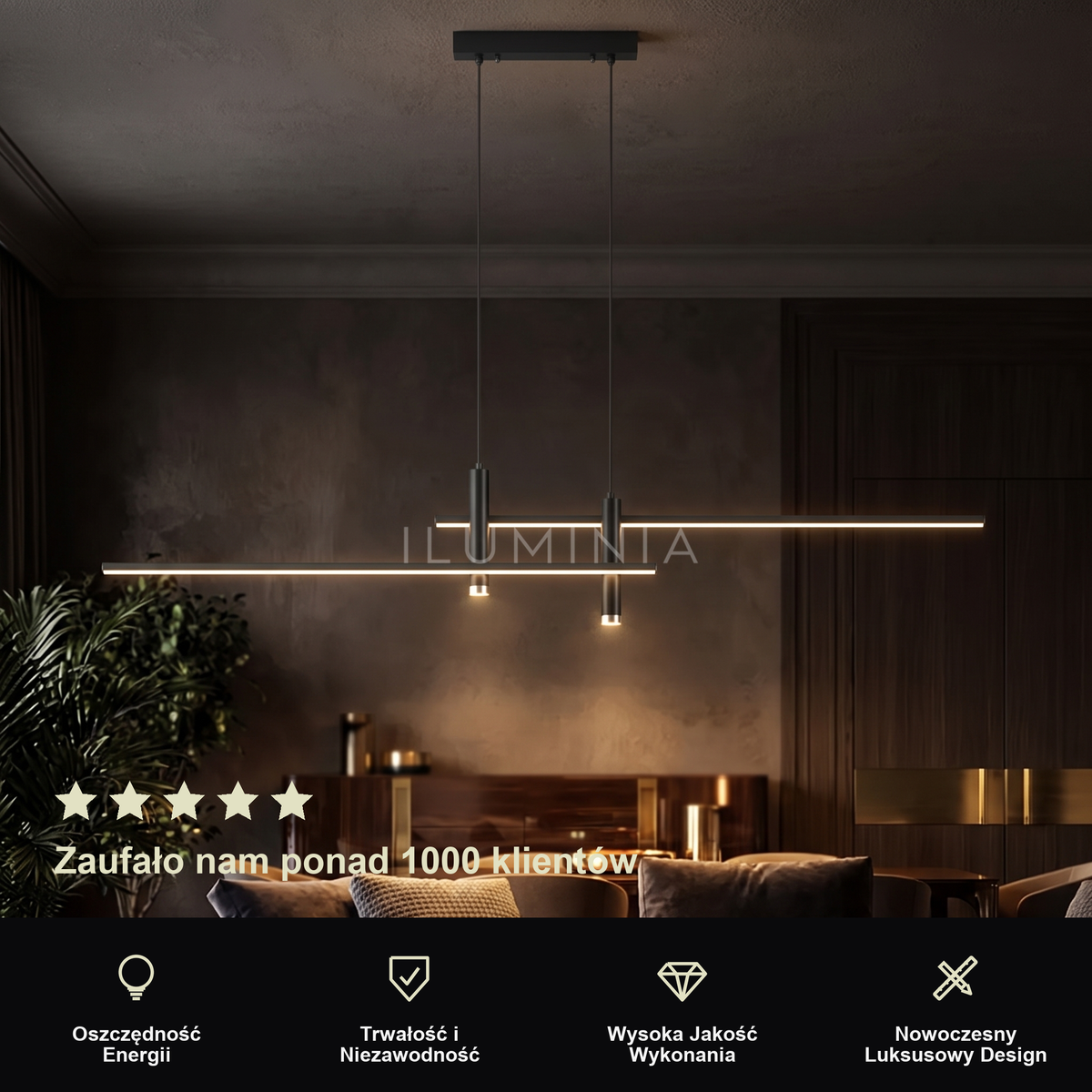 Lampa wisząca aluminium | Tessella – prezentacja