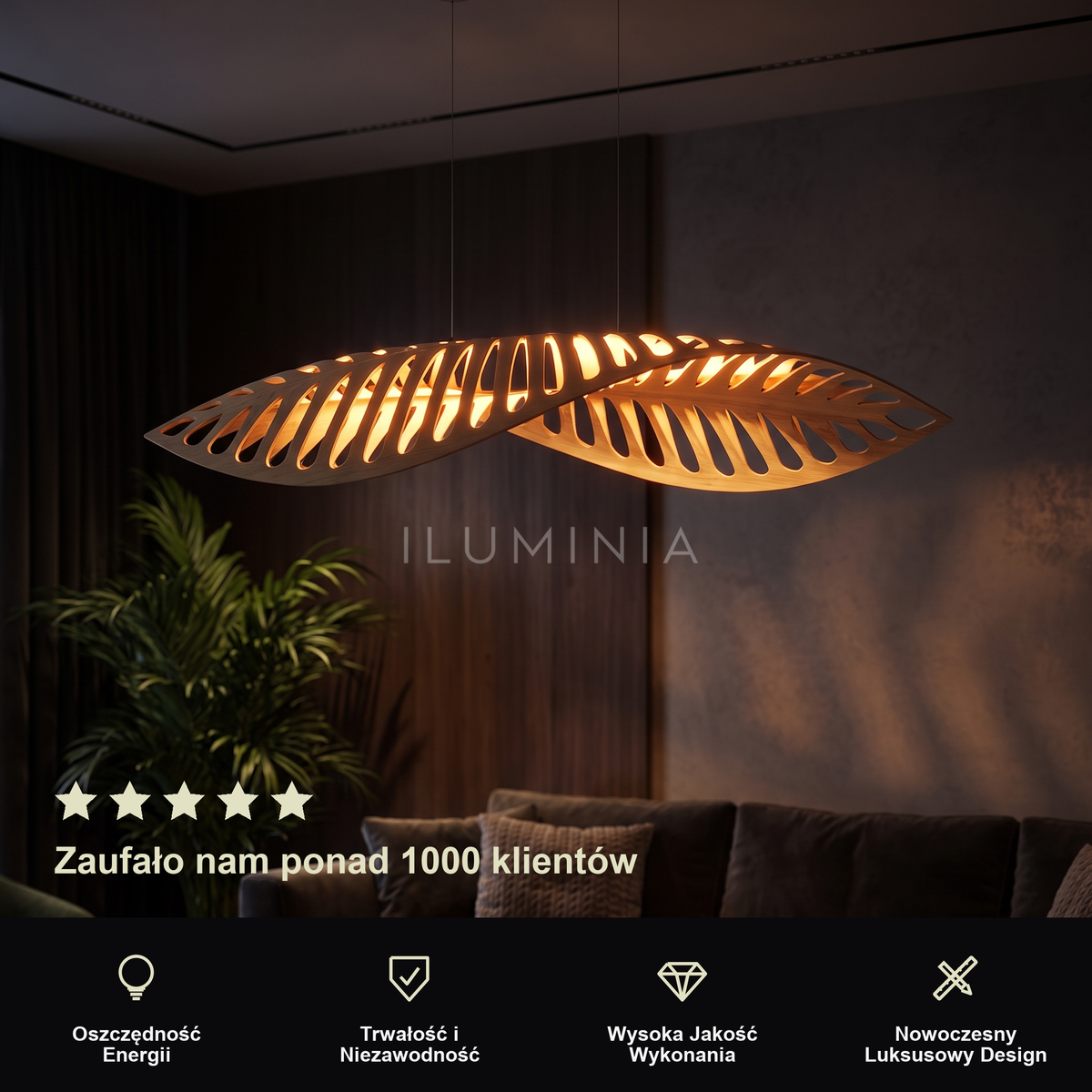 Lampa wisząca bamboo | Magesca