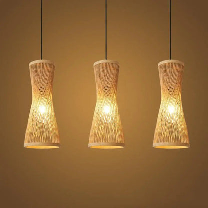 Lampa wisząca bambusowa naturalna | Gemmisa