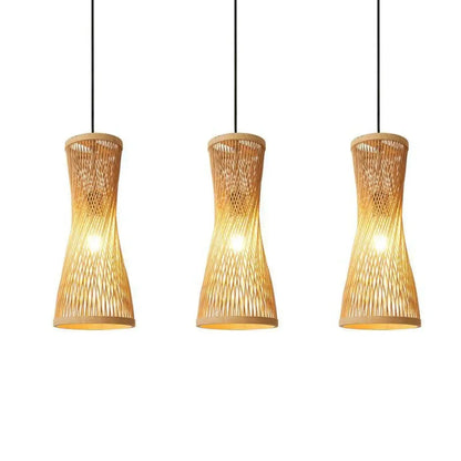 Lampa wisząca bambusowa naturalna | Gemmisa