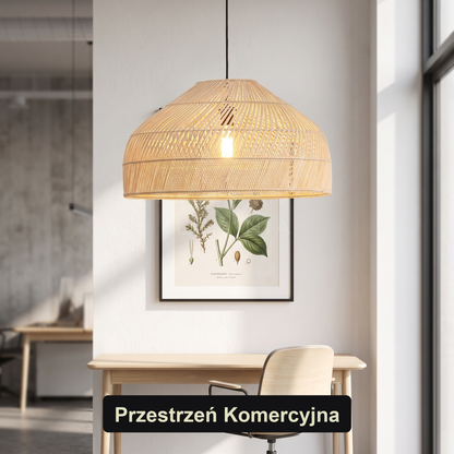 Lampa wisząca beżowa | Isolina