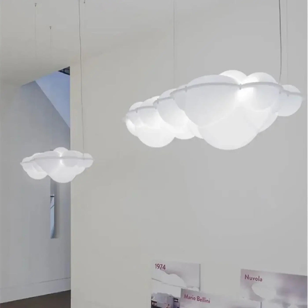 Lampa wisząca biała dziecięca | Savurna