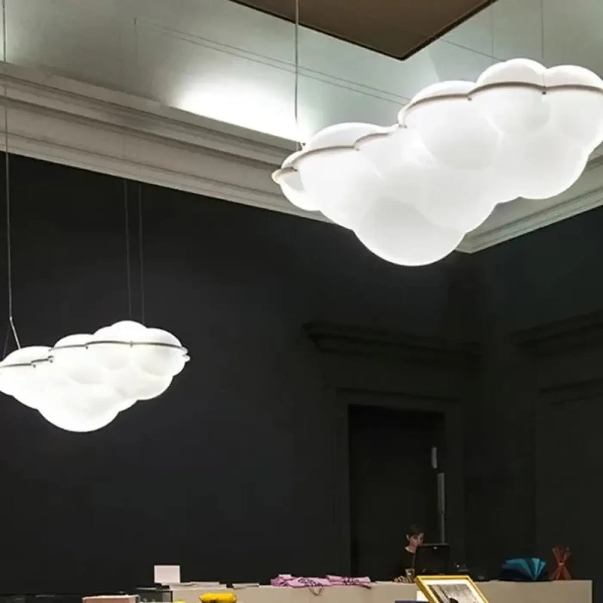 Lampa wisząca biała dziecięca | Savurna