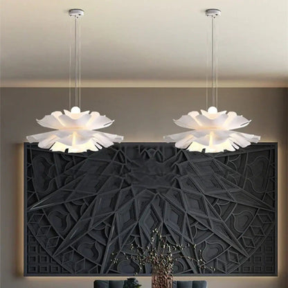Lampa wisząca biały kwiat | Umbisa