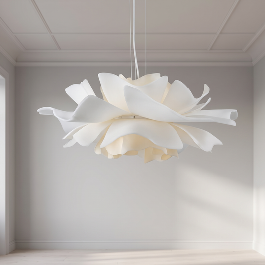 Lampa wisząca biały kwiat | Umbisa