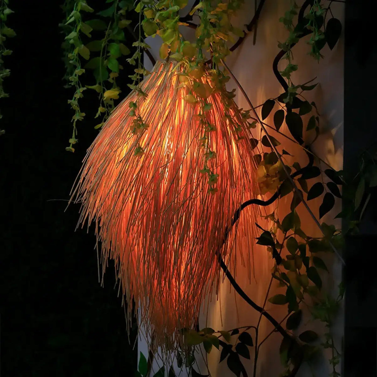 Lampa wisząca boho designerska naturalna | Perara