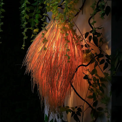 Lampa wisząca boho designerska naturalna | Perara