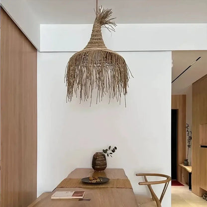Lampa wisząca boho elegancka naturalna | Magnicia